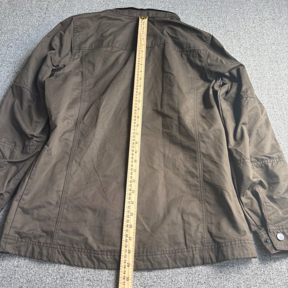 KUHL Kollusion Jacket Mens S Brown Projekt  Full Zip Hood Field Coat Utility